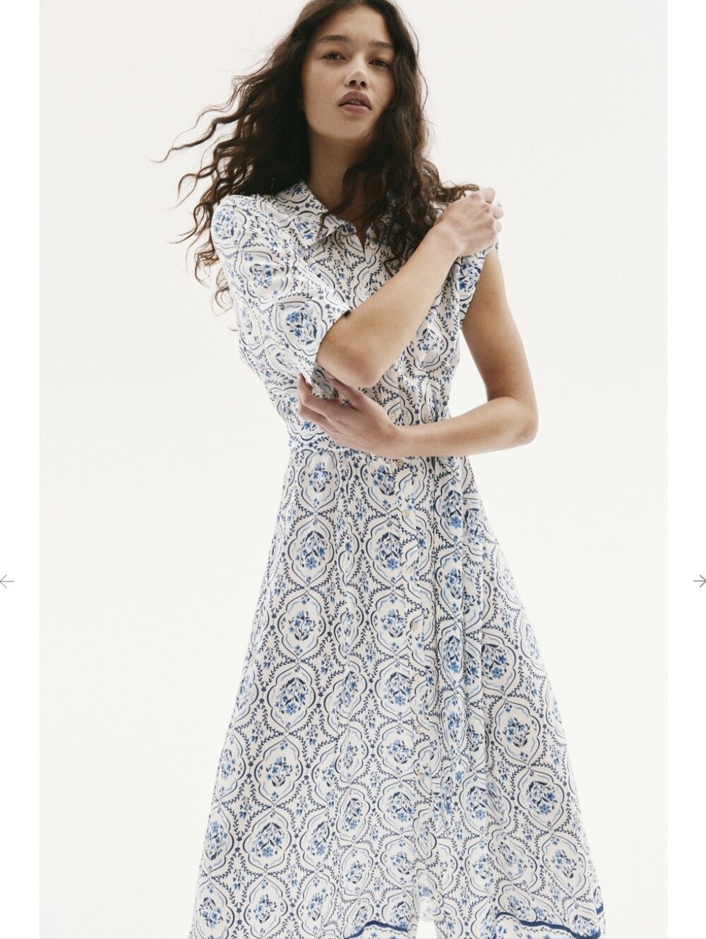 H&M Floral Midi Dress